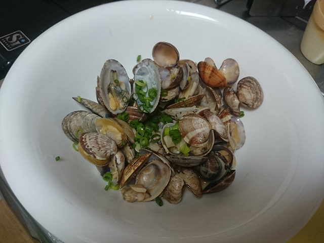 あさりの酒蒸し