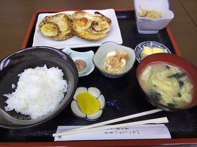 ほたて盛合せ定食