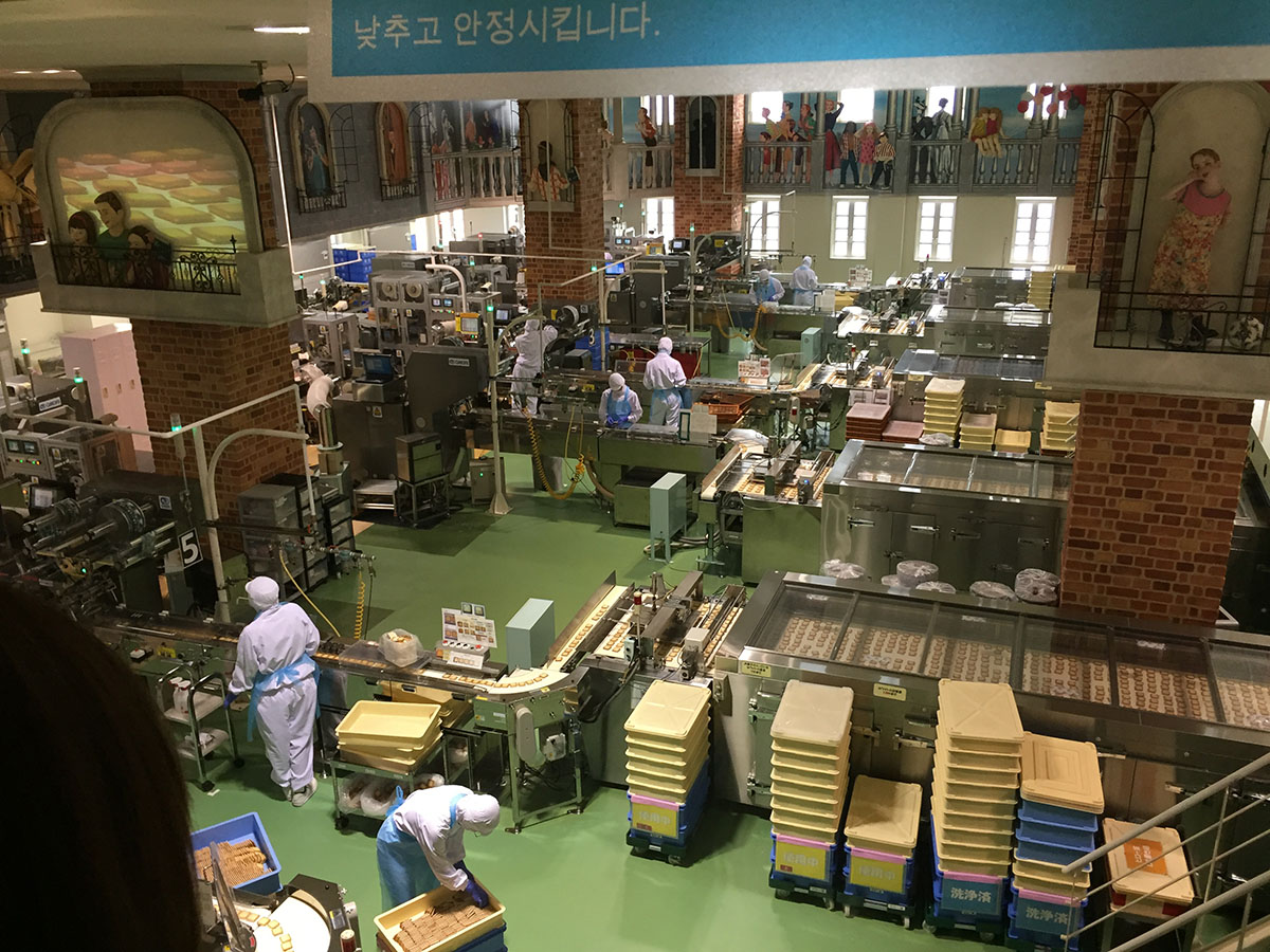 白い恋人パーク 工場見学